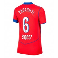 Paris Saint-Germain Illia Zabarnyi #6 Tretí Ženy futbalový dres 2025-26 Krátky Rukáv